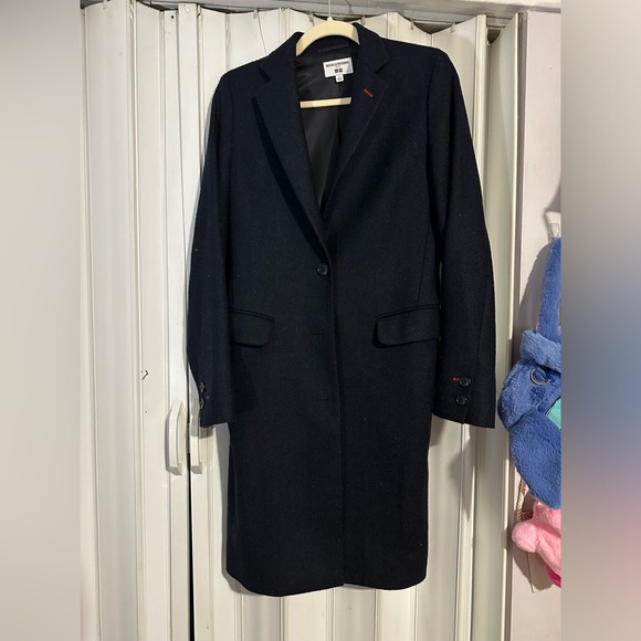 Uniqlo Navy Pea Coat - Picture 8 of 17